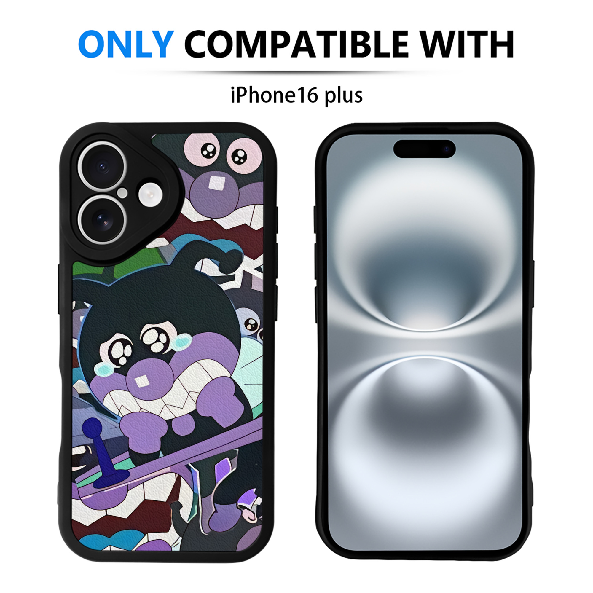 （画像用） アンパンマン Anpanman 【iPhone 16シリーズ対応】シリコンスマホケース（レザー調） 材質：シリコン